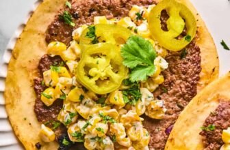 Street Corn Smash Tacos – Fit Foodie Finds