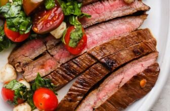 Seared Balsamic Steak Caprese – Fit Foodie Finds