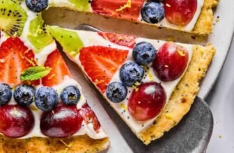 Easy Cottage Cheese Protein Fruit Pizza