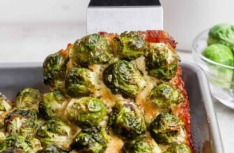 Parmesan Crusted Brussels Sprouts – Fit Foodie Finds