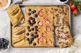 Sheet Pan Protein Pancakes – Fit Foodie Finds