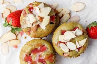 Strawberry Matcha Protein Muffins – Fit Foodie Finds