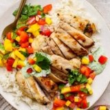 Cilantro Lime Chicken with Mango Salsa