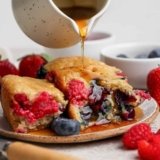 High-Protein Triple Berry Buns (No Protein Powder!)