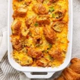 Egg and Croissant Breakfast Casserole