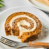 Protein Carrot Cake Roll (8g protein per slice!)