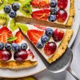 Easy Cottage Cheese Protein Fruit Pizza