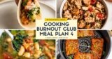 Cooking Burnout Club Meal Plan 4 (Easy Weeknight Dinners)