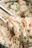 Easy Cottage Cheese Alfredo with Shrimp (20 Minutes)