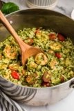 Pesto Shrimp Orzo – Bites of Wellness