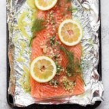 Salmon Marinade (with lemon and dill)